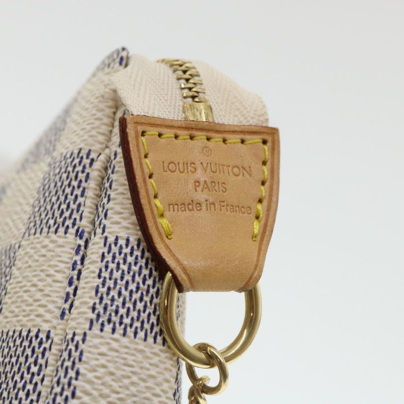 LOUIS VUITTON Damier Azur Mini Pochette Accessoires AccessoryPouch N58010 33530A - Logoexplore - Image 8