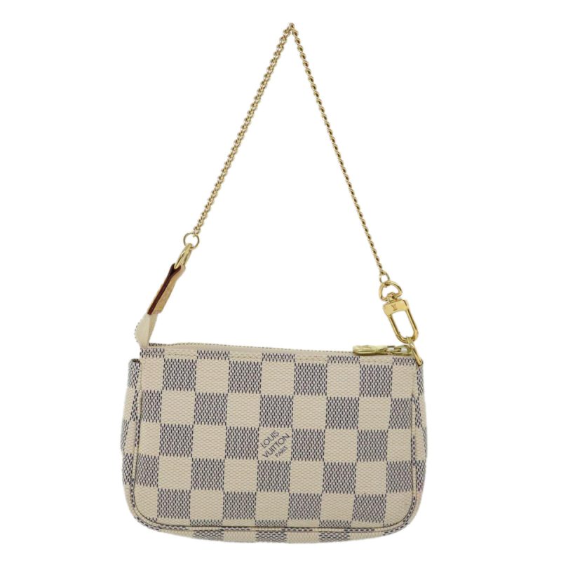 LOUIS VUITTON Damier Azur Mini Pochette Accessoires AccessoryPouch N58010 33530A - Logoexplore - Image 2