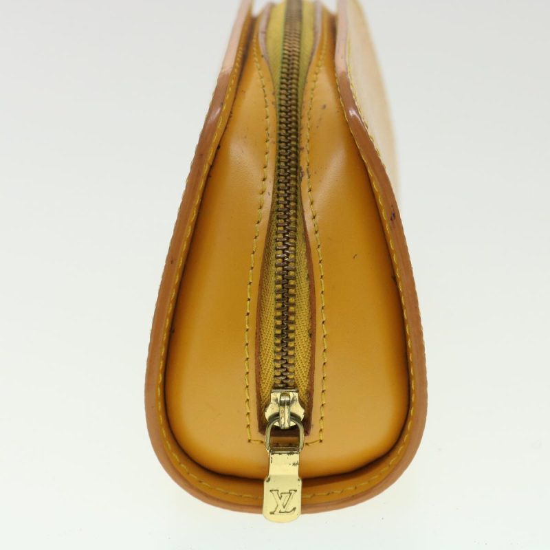 LOUIS VUITTON Epi Dauphine PM Pouch Yellow M48449 33752 - Logoexplore - Image 4