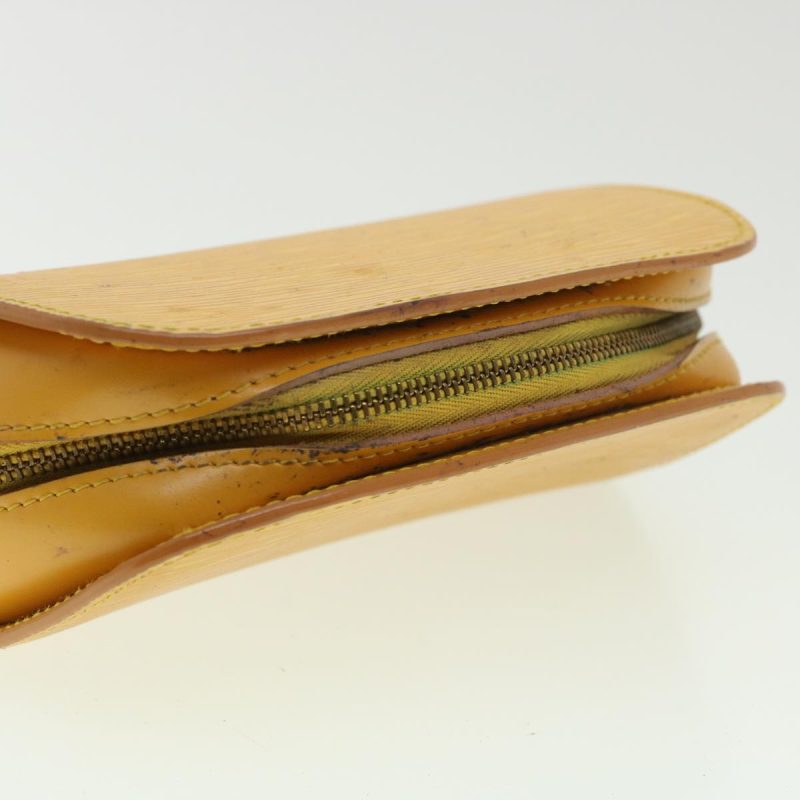 LOUIS VUITTON Epi Dauphine PM Pouch Yellow M48449 33752 - Logoexplore - Image 5