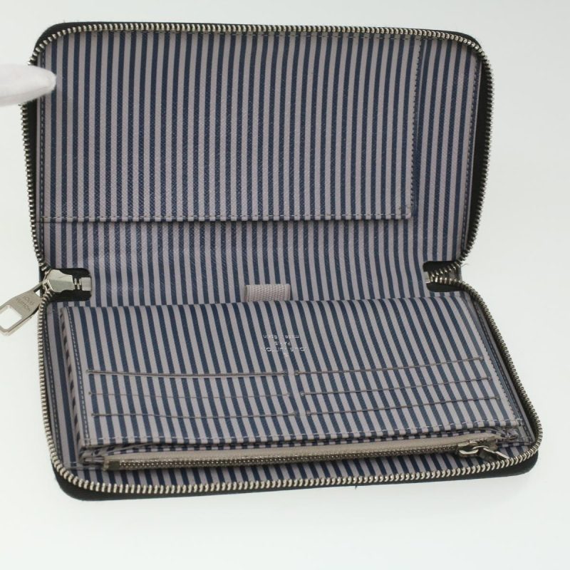 LOUIS VUITTON Damier Graphite Zippy Organizer Wallet Trunk N63182 LV 34100 - Logoexplore - Image 8
