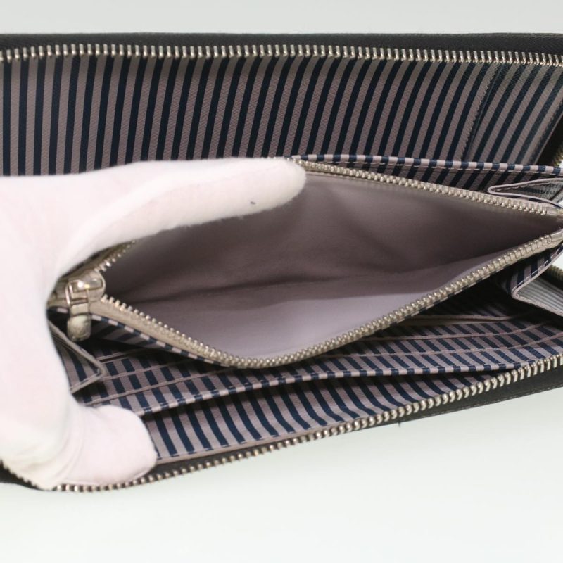 LOUIS VUITTON Damier Graphite Zippy Organizer Wallet Trunk N63182 LV 34100 - Logoexplore - Image 9