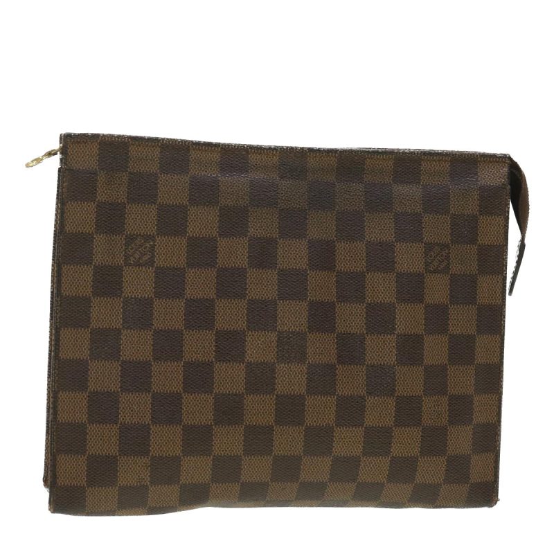 LOUIS VUITTON Damier Ebene Poche Toilette 26 Pouch N47543 34147 - Logoexplore