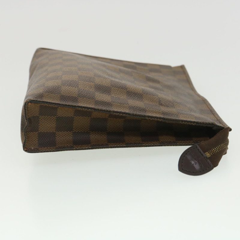 LOUIS VUITTON Damier Ebene Poche Toilette 26 Pouch N47543 34147 - Logoexplore - Image 3