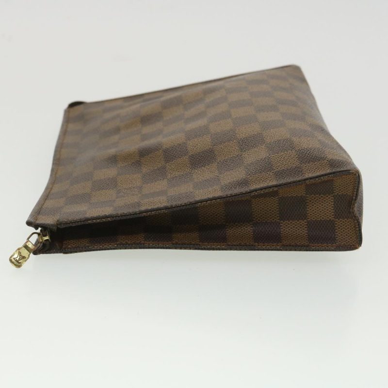 LOUIS VUITTON Damier Ebene Poche Toilette 26 Pouch N47543 34147 - Logoexplore - Image 5