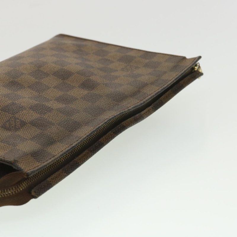 LOUIS VUITTON Damier Ebene Poche Toilette 26 Pouch N47543 34147 - Logoexplore - Image 7