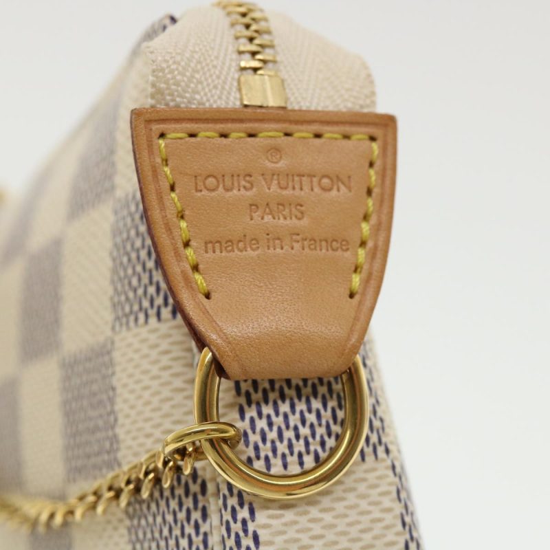 LOUIS VUITTON Damier Azur Mini Pochette Accessoires Pouch - Logoexplore - Image 8