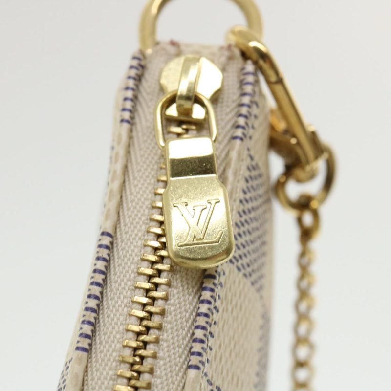 LOUIS VUITTON Damier Azur Mini Pochette Accessoires Pouch - Logoexplore - Image 9