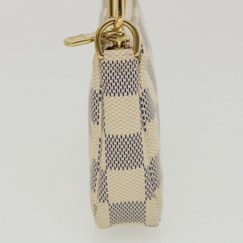 LOUIS VUITTON Damier Azur Mini Pochette Accessoires Pouch - Logoexplore - Image 4