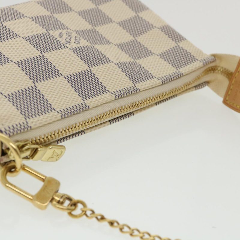 LOUIS VUITTON Damier Azur Mini Pochette Accessoires Pouch - Logoexplore - Image 6