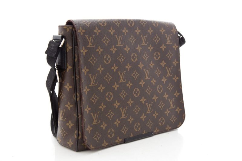 Louis Vuitton Brown & Black Monogram Messenger Bag - Logoexplore - Image 3