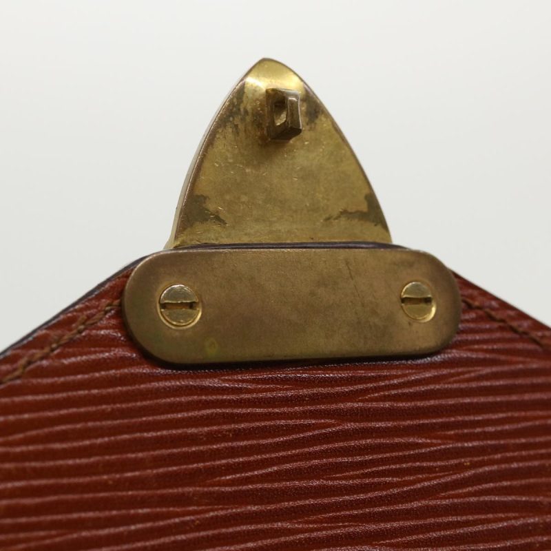 LOUIS VUITTON Epi Sellier Dragonne Clutch Bag Kenya Brown M52613 35405 - Logoexplore - Image 8