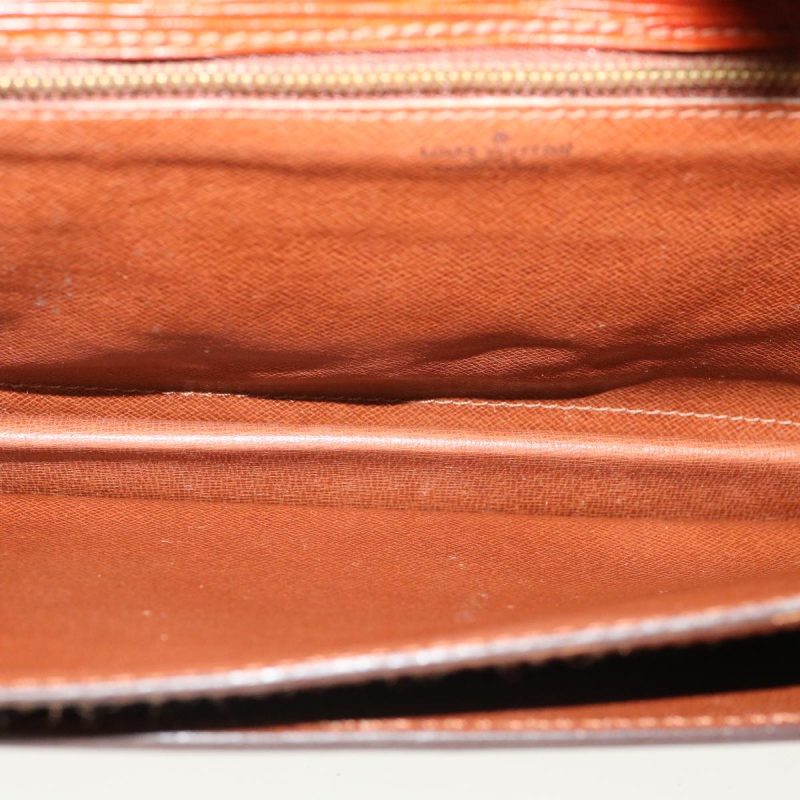 LOUIS VUITTON Epi Sellier Dragonne Clutch Bag Kenya Brown M52613 35405 - Logoexplore - Image 9