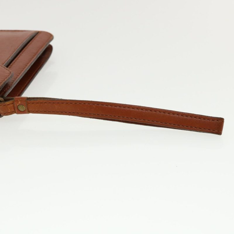 LOUIS VUITTON Epi Sellier Dragonne Clutch Bag Kenya Brown M52613 35405 - Logoexplore - Image 7