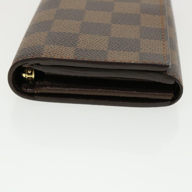 LOUIS VUITTON Damier Ebene Portefeuille Tresor Bifold Wallet N61736 35558 - Logoexplore - Image 5