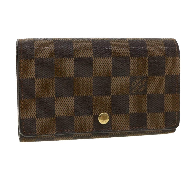 LOUIS VUITTON Damier Ebene Portefeuille Tresor Bifold Wallet N61736 35561 - Logoexplore
