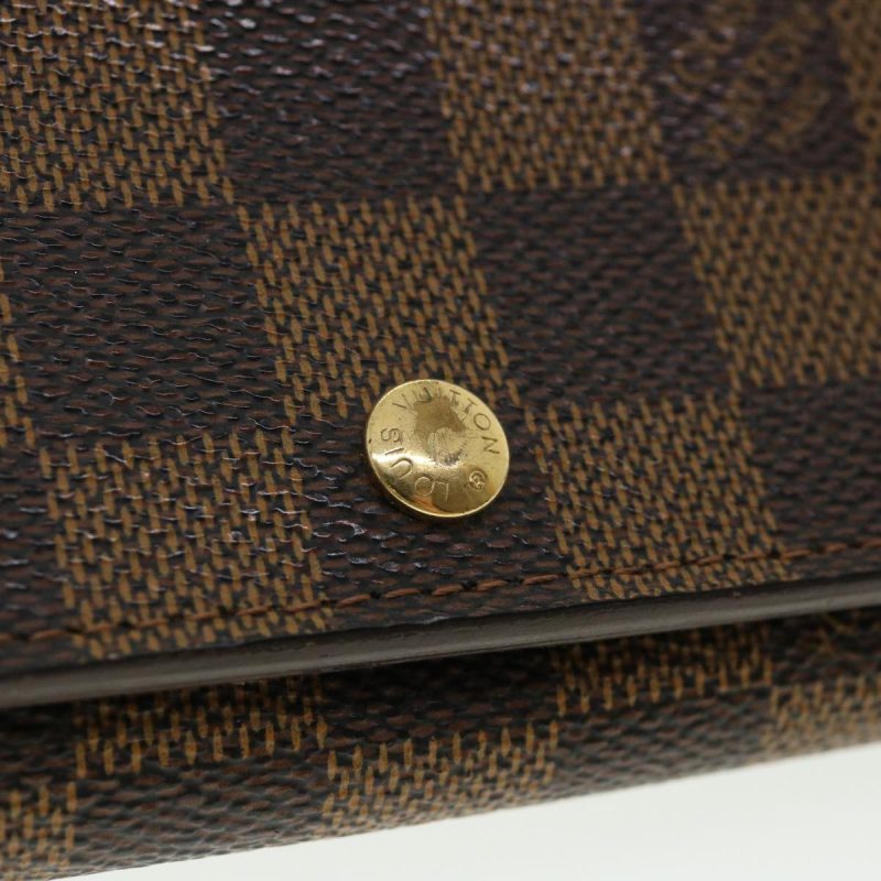LOUIS VUITTON Damier Ebene Portefeuille Tresor Bifold Wallet N61736 35561 - Logoexplore - Image 7