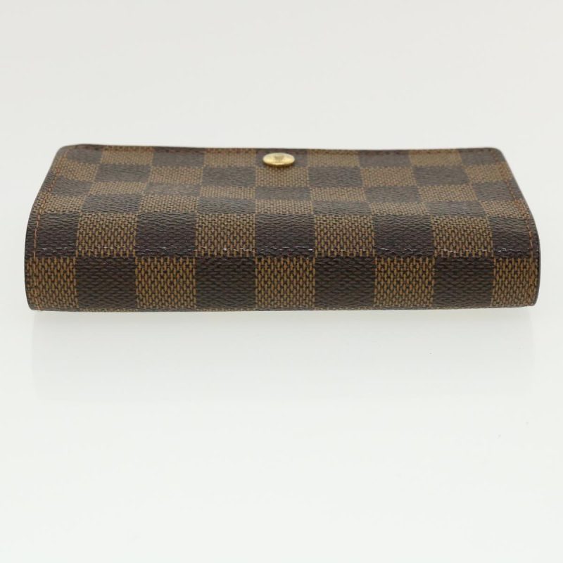 LOUIS VUITTON Damier Ebene Portefeuille Tresor Bifold Wallet N61736 35561 - Logoexplore - Image 4