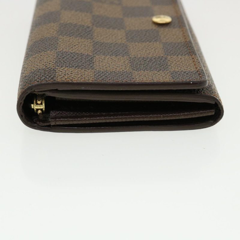 LOUIS VUITTON Damier Ebene Portefeuille Tresor Bifold Wallet N61736 35561 - Logoexplore - Image 5