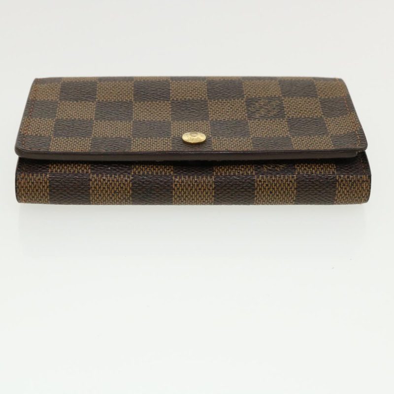 LOUIS VUITTON Damier Ebene Portefeuille Tresor Bifold Wallet N61736 35561 - Logoexplore - Image 6