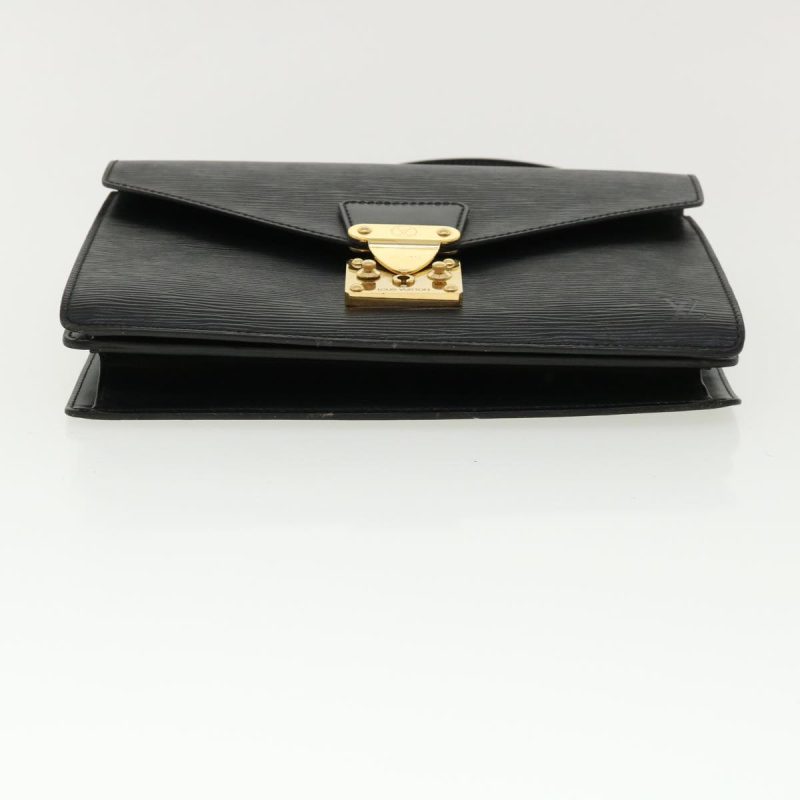 LOUIS VUITTON Epi Concorde Hand Bag Black M52132 LV 35887 - Logoexplore - Image 5