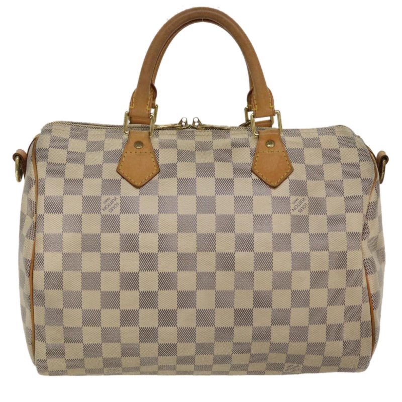 LOUIS VUITTON Damier Azur Speedy Bandouliere 30 2Way Hand Bag N41052 35977 - Logoexplore - Image 2