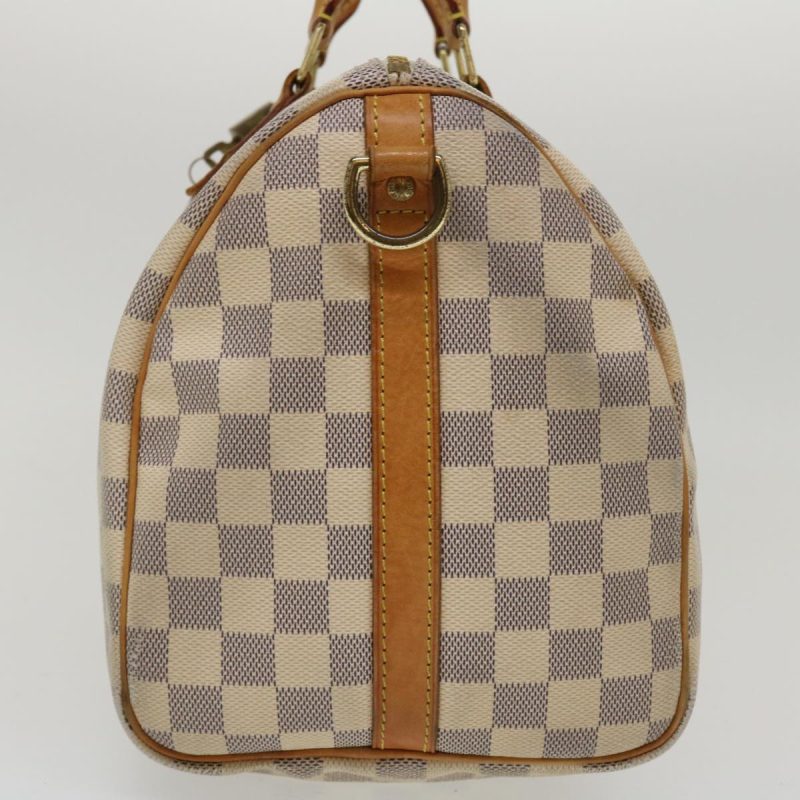 LOUIS VUITTON Damier Azur Speedy Bandouliere 30 2Way Hand Bag N41052 35977 - Logoexplore - Image 3
