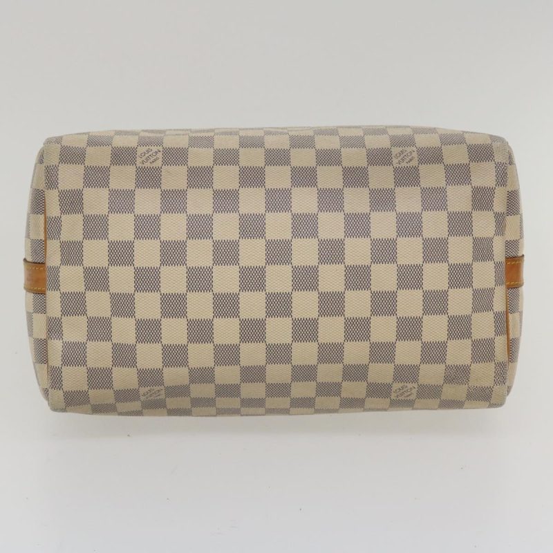 LOUIS VUITTON Damier Azur Speedy Bandouliere 30 2Way Hand Bag N41052 35977 - Logoexplore - Image 5