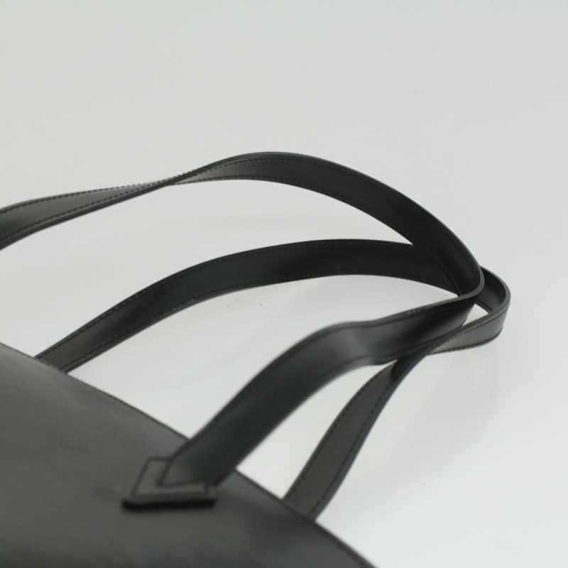 LOUIS VUITTON Epi Saint Jacques Poignees Shoulder Bag Black M52332 LV 36014 - Logoexplore - Image 8