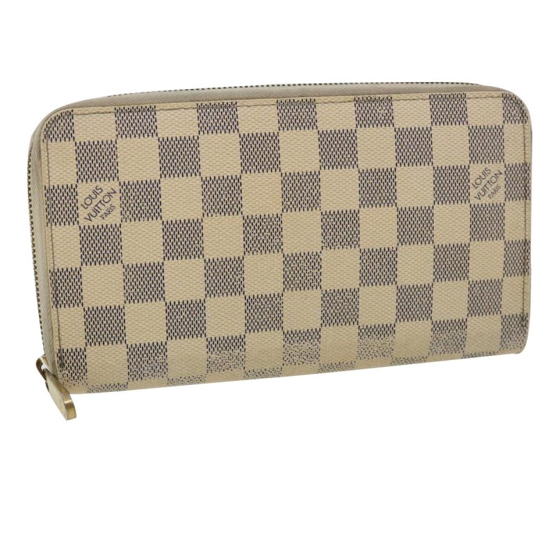 LOUIS VUITTON Damier Azur Zippy Organizer Long Wallet N60012 LV 36491 - Logoexplore