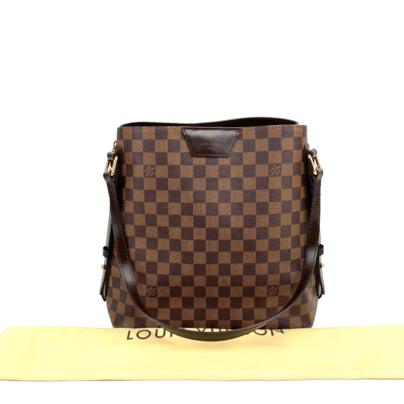 LOUIS VUITTON Cabas Rivington Damier Ebene Canvas Tote - Logoexplore - Image 4