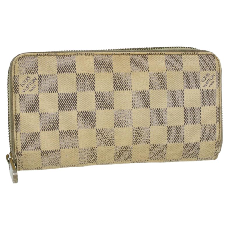 LOUIS VUITTON Damier Azur Zippy Wallet Long Wallet N60019 LV 36843 - Logoexplore