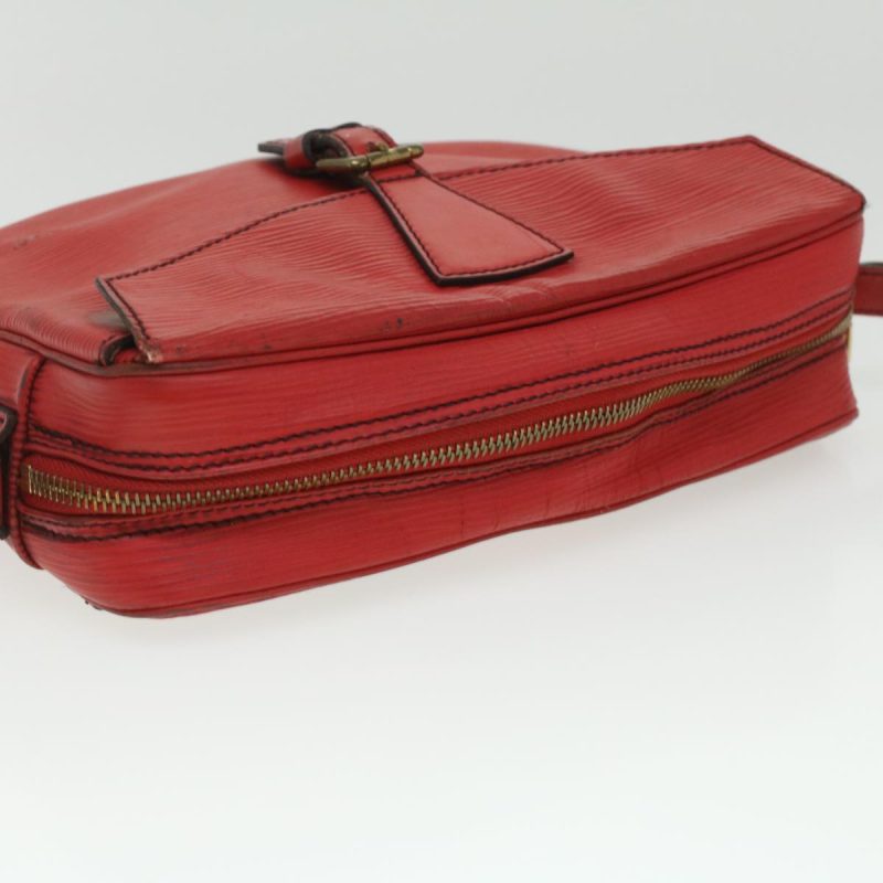 LOUIS VUITTON Epi June Feuille Shoulder Bag Red M52157 LV 36897 - Logoexplore - Image 6