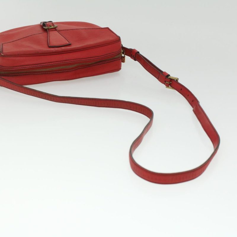 LOUIS VUITTON Epi June Feuille Shoulder Bag Red M52157 LV 36897 - Logoexplore - Image 7