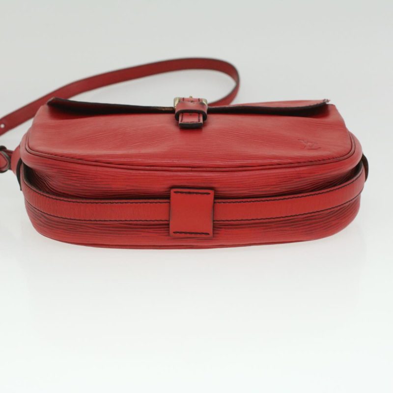 LOUIS VUITTON Epi June Feuille Shoulder Bag Red M52157 LV 36897 - Logoexplore - Image 5