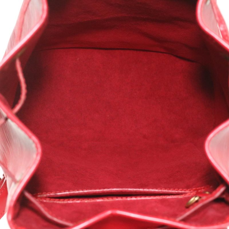 LOUIS VUITTON Epi Montsouris MM Backpack Monaco 700th Red LV  36931 - Logoexplore - Image 10