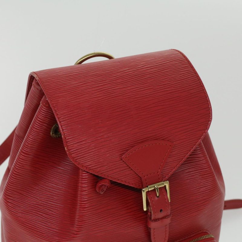 LOUIS VUITTON Epi Montsouris MM Backpack Monaco 700th Red LV  36931 - Logoexplore - Image 6