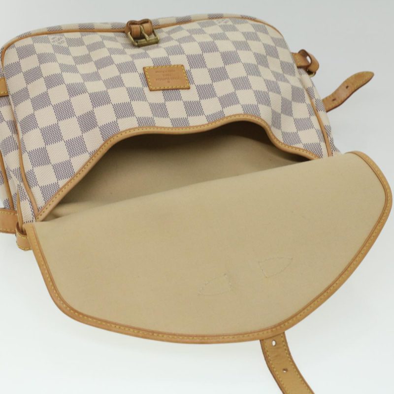 LOUIS VUITTON Damier Azur Saumur 30 Shoulder Bag N48202  37002 - Logoexplore - Image 9
