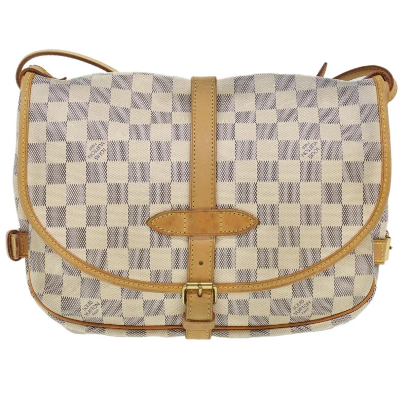 LOUIS VUITTON Damier Azur Saumur 30 Shoulder Bag N48202  37002 - Logoexplore - Image 2
