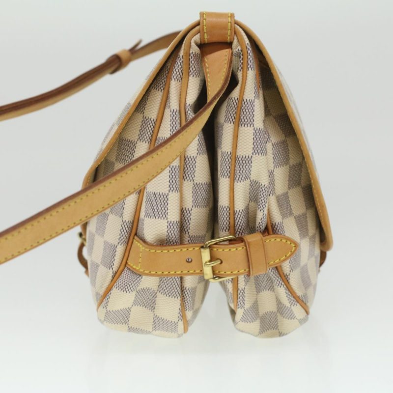LOUIS VUITTON Damier Azur Saumur 30 Shoulder Bag N48202  37002 - Logoexplore - Image 3