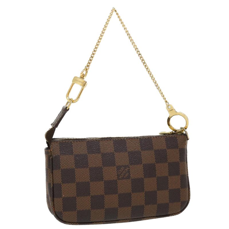 LOUIS VUITTON Damier Ebene Mini Pochette Accessoires Pouch N58009  37042 - Logoexplore