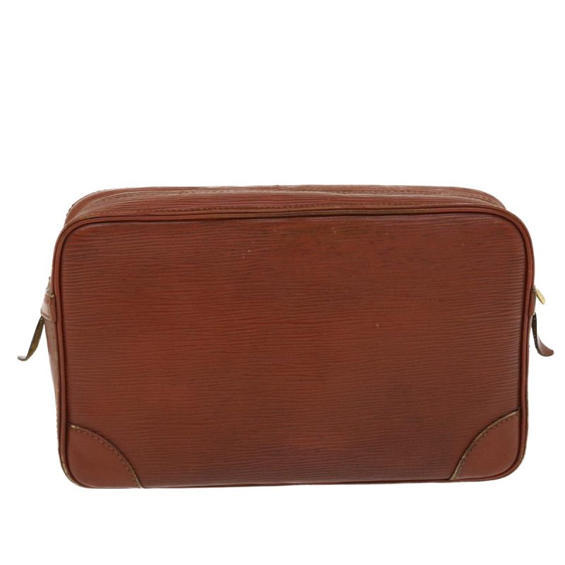 LOUIS VUITTON Epi Compiegne 28 Clutch Bag SPO Brown LV 37361 - Logoexplore - Image 2