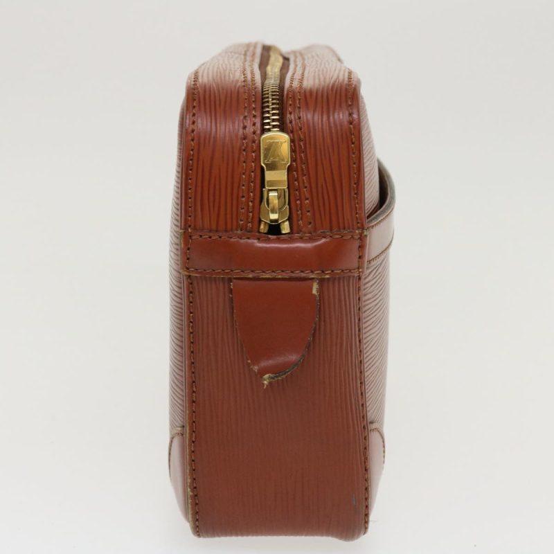 LOUIS VUITTON Epi Compiegne 28 Clutch Bag SPO Brown LV 37361 - Logoexplore - Image 3
