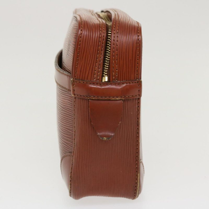 LOUIS VUITTON Epi Compiegne 28 Clutch Bag SPO Brown LV 37361 - Logoexplore - Image 4