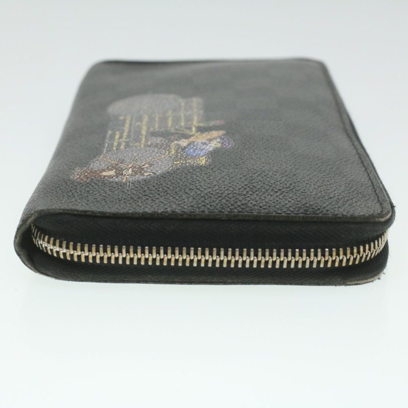 LOUIS VUITTON Damier Graphite Illustre Zippy Organizer Wallet - Logoexplore - Image 4