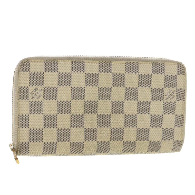 LOUIS VUITTON Damier Azur Zippy Organizer Long Wallet - Logoexplore