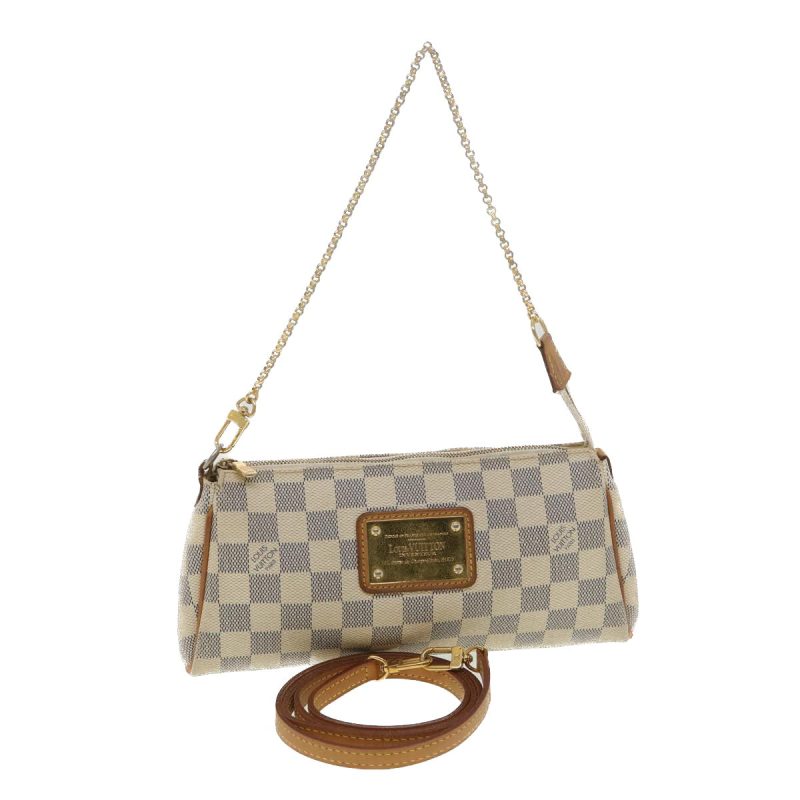 LOUIS VUITTON Damier Azur Eva Shoulder Bag 2way N55214  37757 - Logoexplore