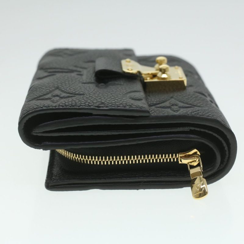LOUIS VUITTON Empreinte Porte Feuille Metis Compact Wallet Noir M80880 LV 37826A - Logoexplore - Image 3