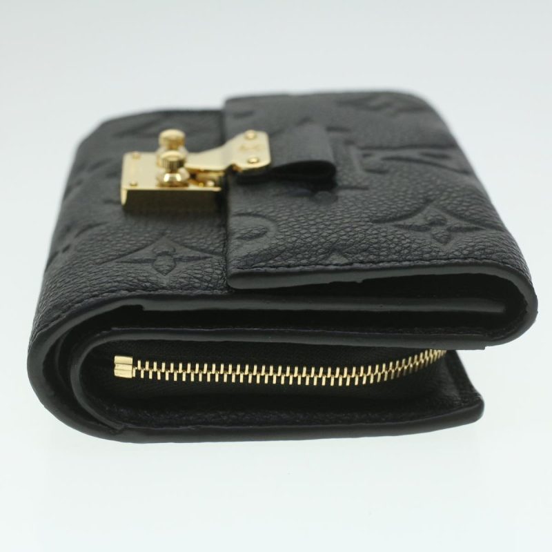 LOUIS VUITTON Empreinte Porte Feuille Metis Compact Wallet Noir M80880 LV 37826A - Logoexplore - Image 4