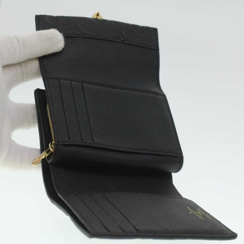 LOUIS VUITTON Empreinte Porte Feuille Metis Compact Wallet Noir M80880 LV 37826A - Logoexplore - Image 7